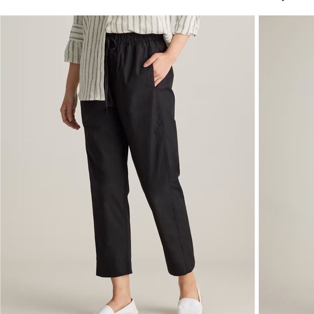 Quince 100% Organic Cotton Poplin Pull-On Pants